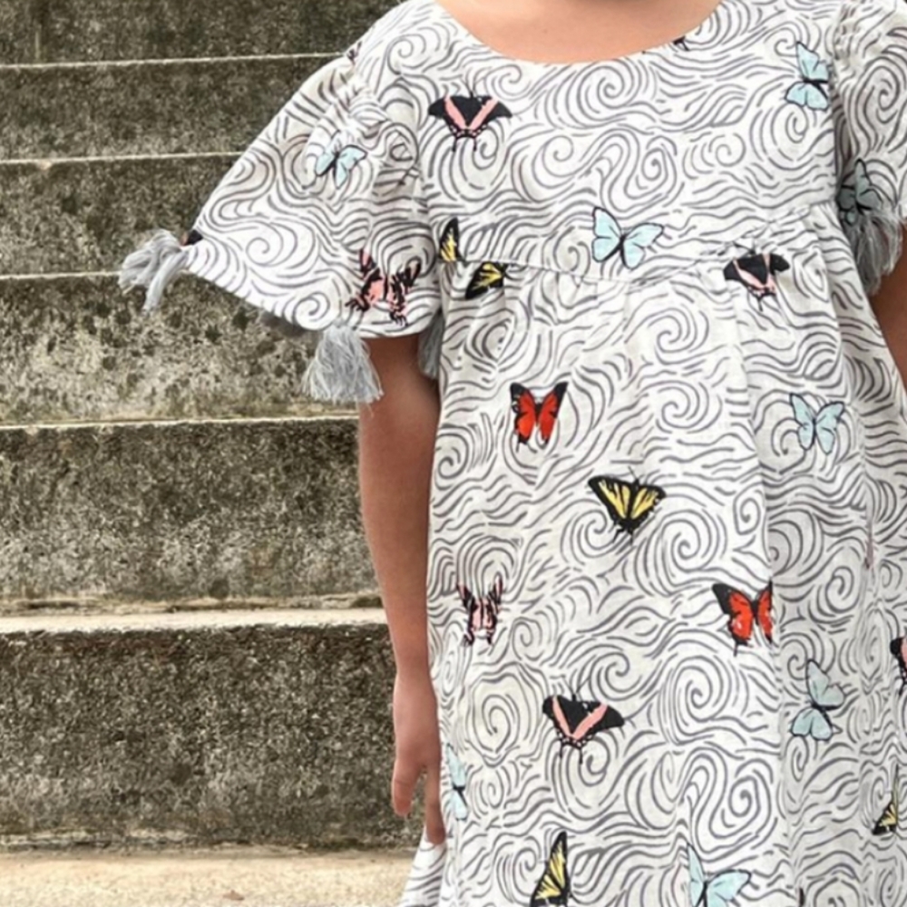 Poppet & fox butterfly dress